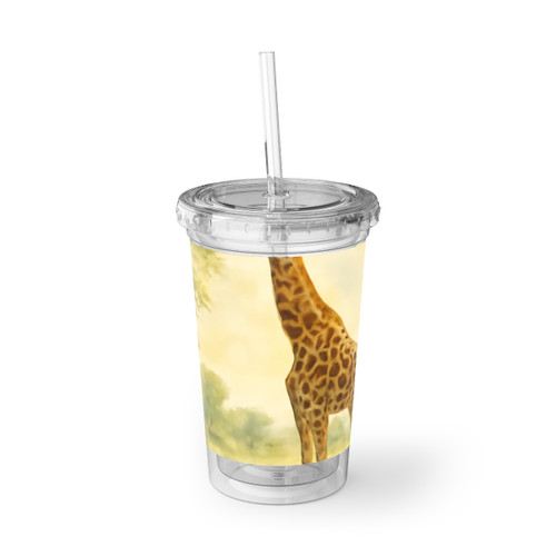 Gentle Giraffe Grace - Suave Acrylic Cup