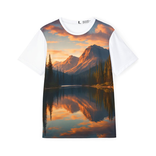 Serene Lake Reflection - Men's Sports Jersey (AOP)