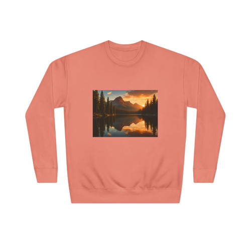 Serene Lake Reflection - Unisex Crew Sweatshirt