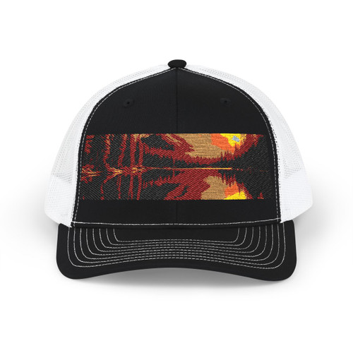 Serene Lake Reflection - Snapback Trucker Cap (Embroidery) Serene Lake Reflection - Snapback Trucker Cap (Embroidery)