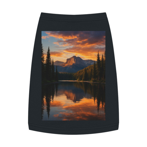 Serene Lake Reflection - Pet Tank Top