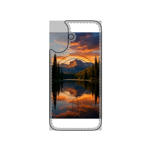 Serene Lake Reflection - Magnetic Clear Impact Resistant Case 