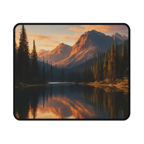 Serene Lake Reflection - Non-Slip Gaming Mouse Pad