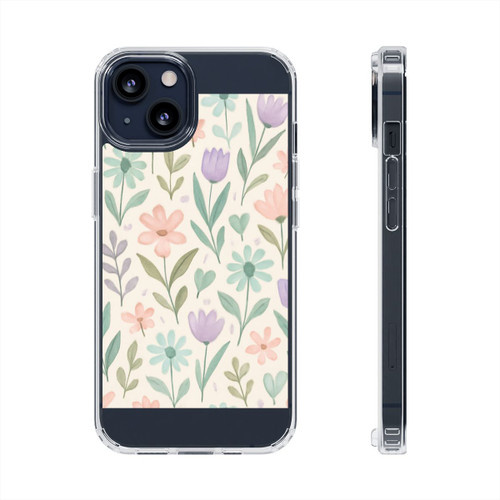 Botanical Whimsy - Clear Impact-Resistant Cases