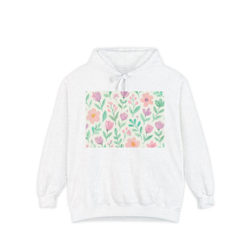 Botanical Whimsy - Unisex Garment-Dyed Hoodie