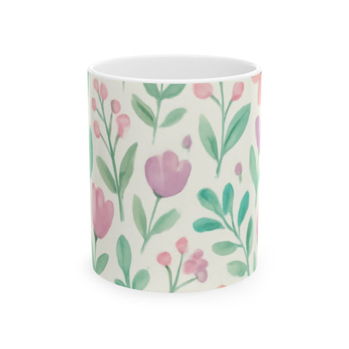 Botanical Whimsy - Ceramic Mug, (11oz, 15oz)