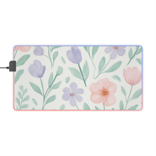 Botanical Whimsy - LED Gaming Mouse Pad