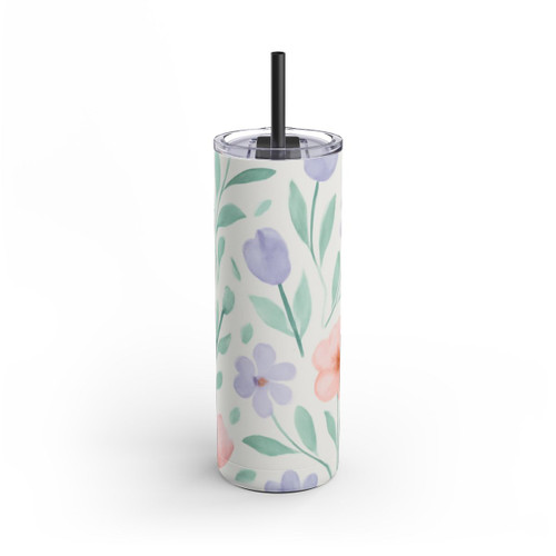 Botanical Whimsy - Maars Maker Skinny Matte Tumbler, 20oz