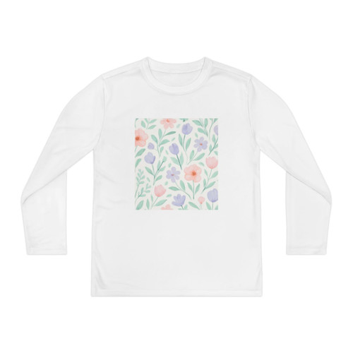 Botanical Whimsy - Youth Long Sleeve Competitor Tee