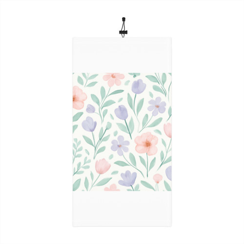 Botanical Whimsy - Winter Neck Gaiter With Drawstring