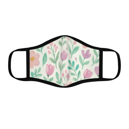 Botanical Whimsy - Fitted Polyester Face Mask