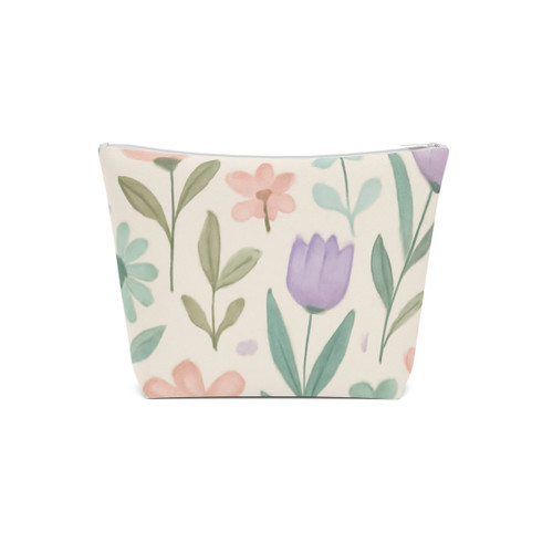 Botanical Whimsy - Cotton Cosmetic Bag