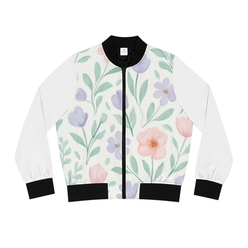 Botanical Whimsy - Women's Bomber Jacket (AOP)