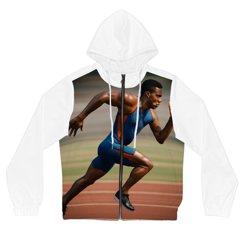 Pinnacle Athlete Rush - Women’s Full-Zip Hoodie (AOP)