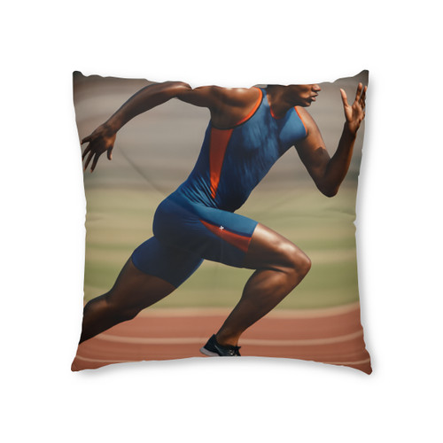 Pinnacle Athlete Rush - Tufted Floor Pillow, Square