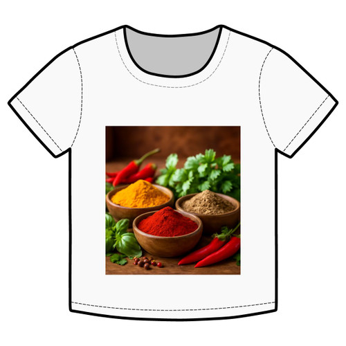 Savory Spice Symphony - Organic Rib Baby Tee