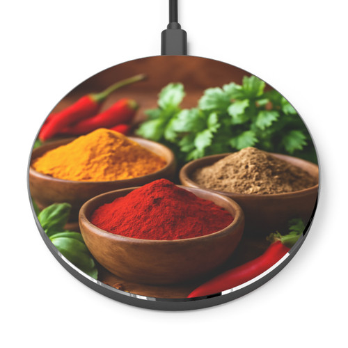 Savory Spice Symphony - Wireless Charger
