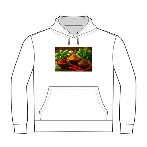 Savory Spice Symphony - Unisex Heavyweight Pullover Hoodie