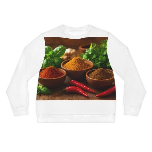 Savory Spice Symphony - Lightweight Sweatshirt (AOP)