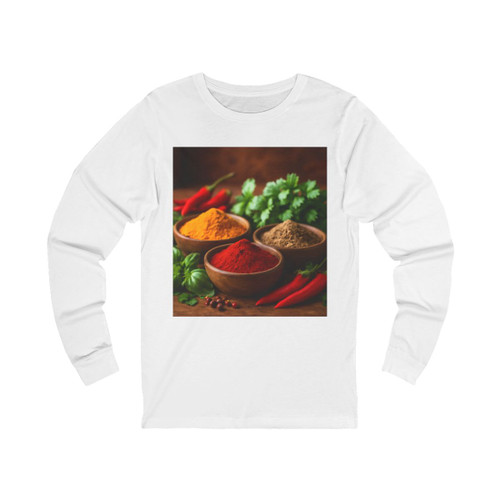 Savory Spice Symphony - Unisex Jersey Long Sleeve Tee