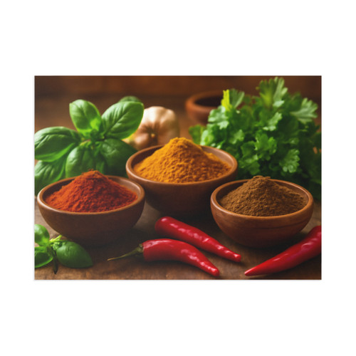 Savory Spice Symphony - Fine Art Postcards