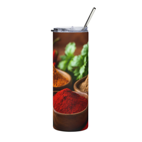 Savory Spice Symphony - Stainless Steel Tumbler, 20oz