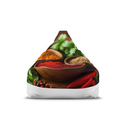 Savory Spice Symphony - Bean Bag Chair Cover