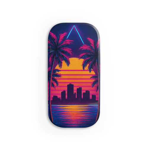Neon Miami Nights - Phone Click-On Grip