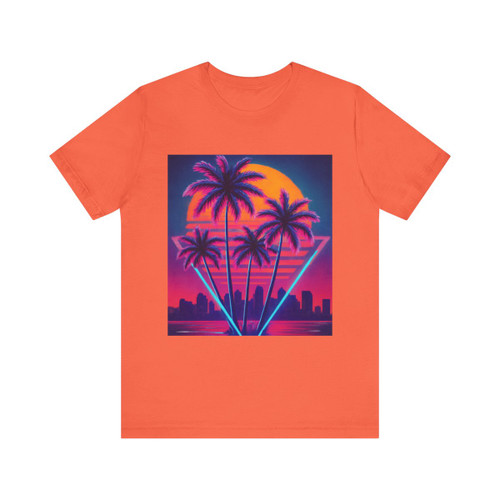 Neon Miami Nights - Unisex Jersey Short Sleeve Tee