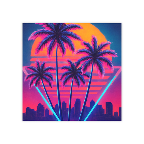 Neon Miami Nights - Post-it® Note Pads