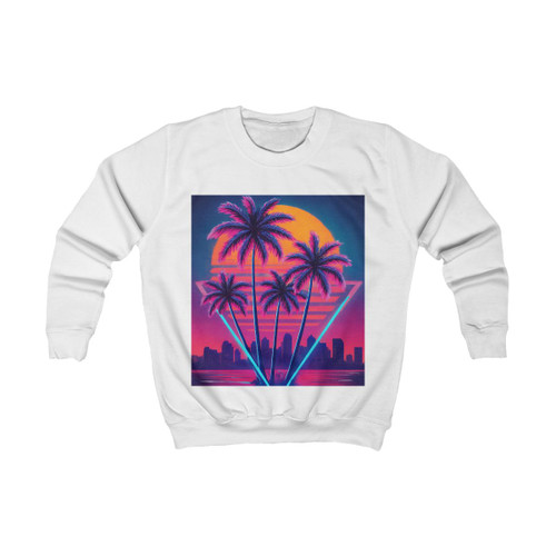 Neon Miami Nights - Kids Sweatshirt