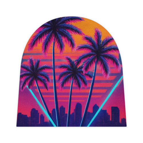Neon Miami Nights - Baby Beanie (AOP)