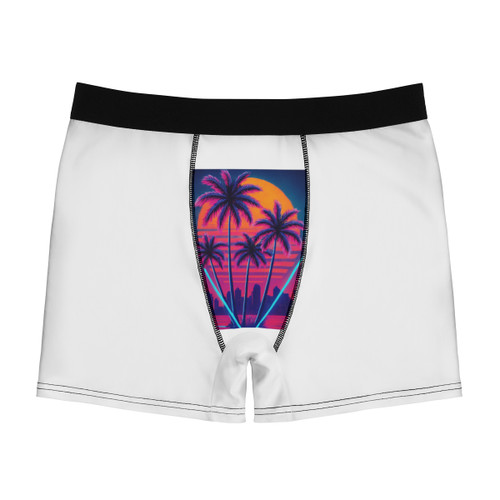 Neon Miami Nights - Men's Boxer Briefs (AOP)