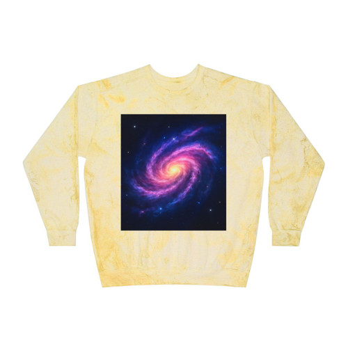 Galactic Whirlwind Dance - Unisex Color Blast Crewneck Sweatshirt Galactic Whirlwind Dance - Unisex Color Blast Crewneck Sweatshirt