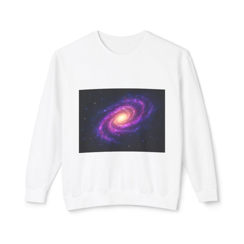 Galactic Whirlwind Dance - Unisex Lightweight Crewneck Sweatshirt