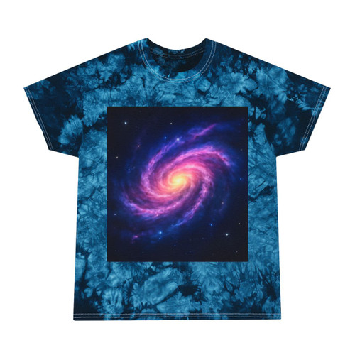 Galactic Whirlwind Dance - Tie-Dye Tee, Crystal