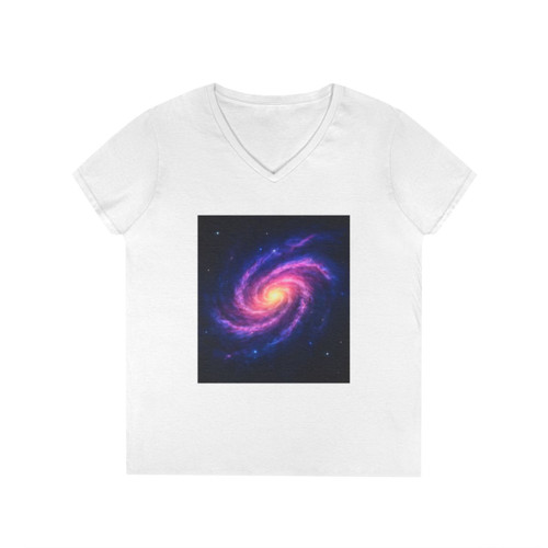 Galactic Whirlwind Dance - Ladies' V-Neck T-Shirt