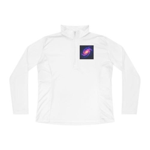 Galactic Whirlwind Dance - Ladies Quarter-Zip Pullover Galactic Whirlwind Dance - Ladies Quarter-Zip Pullover