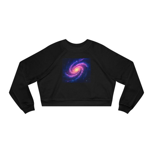 Galactic Whirlwind Dance - Women's Cropped Fleece Pullover Galactic Whirlwind Dance - Women's Cropped Fleece Pullover