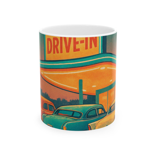 Classic Drive-In - Ceramic Mug, (11oz, 15oz)