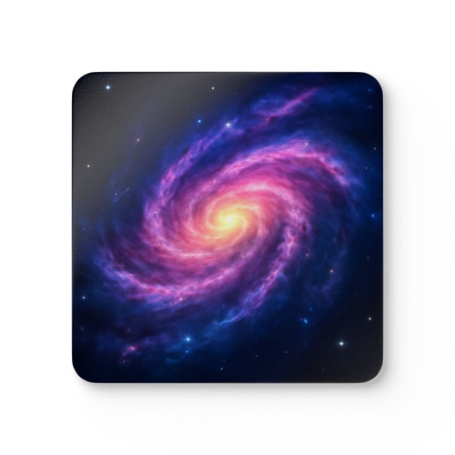 Galactic Whirlwind Dance - Corkwood Coaster Set