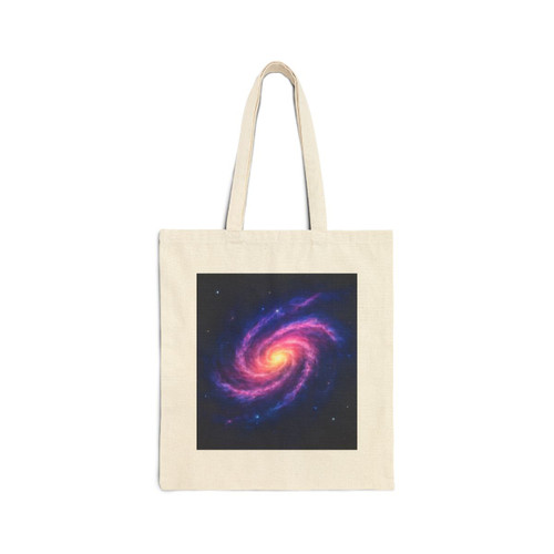 Galactic Whirlwind Dance - Cotton Canvas Tote Bag