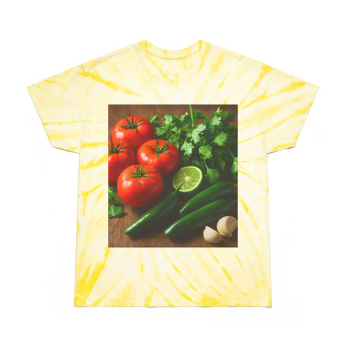 Spicy Salsa Fiesta - Tie-Dye Tee, Cyclone