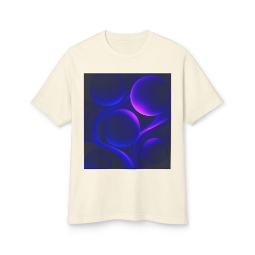 Celestial Orb Dance - Unisex Garment-Dyed Heavyweight Cotton Tee