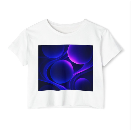 Celestial Orb Dance - Women's Festival Crop Top