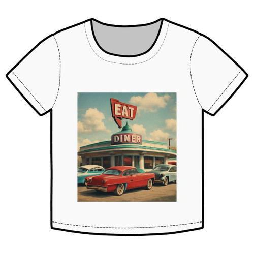 Classic Roadside Americana - Organic Rib Baby Tee