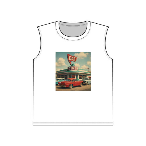 Classic Roadside Americana - Unisex Jersey Muscle Tank