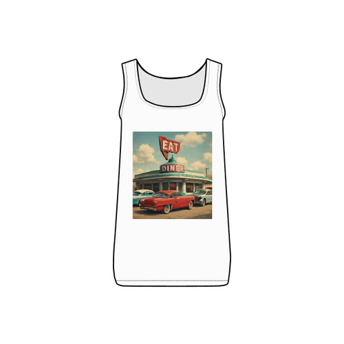 Classic Roadside Americana - Women's Micro Ribbed Tank
