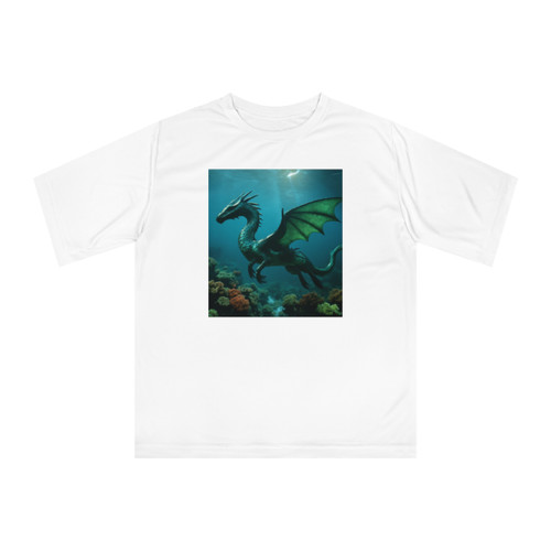 Emerald Depths Wyrm - Unisex Zone Performance T-shirt