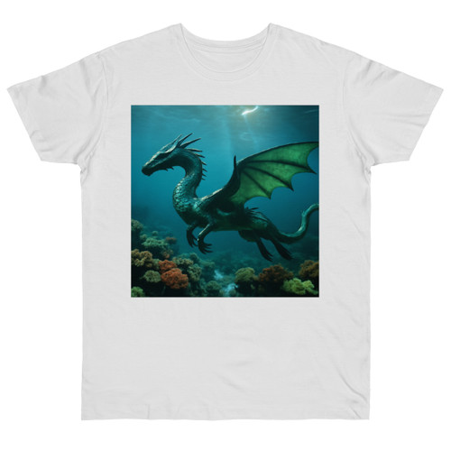 Emerald Depths Wyrm - Single Jersey T-shirt